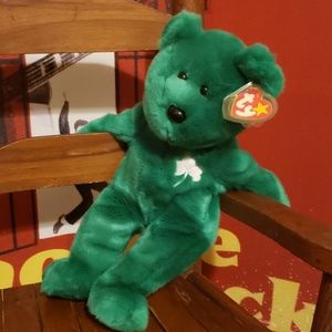 Ty 15" Erin Beanie Baby Bear St Patrick Ireland First to Represent A Country